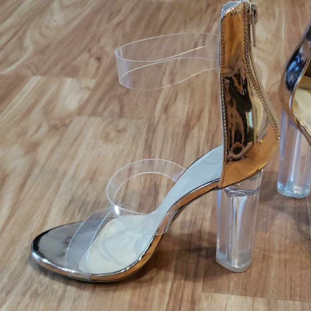 Fashion Nova Strappy Heels - Picture 2 of 2